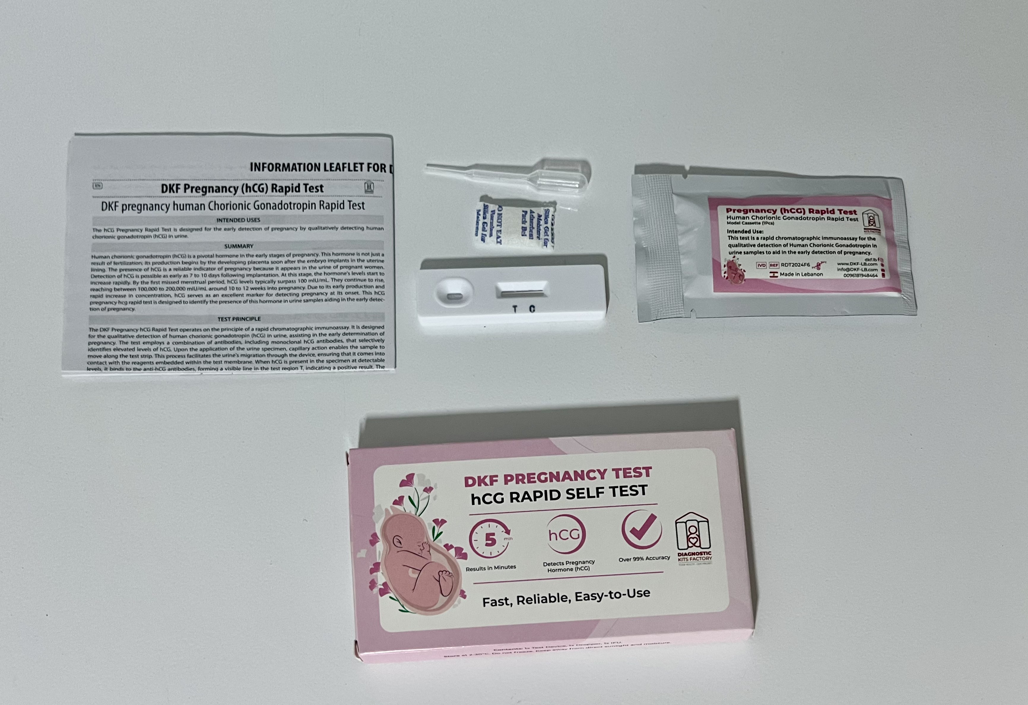 DKF Pregnancy hCG Rapid Test